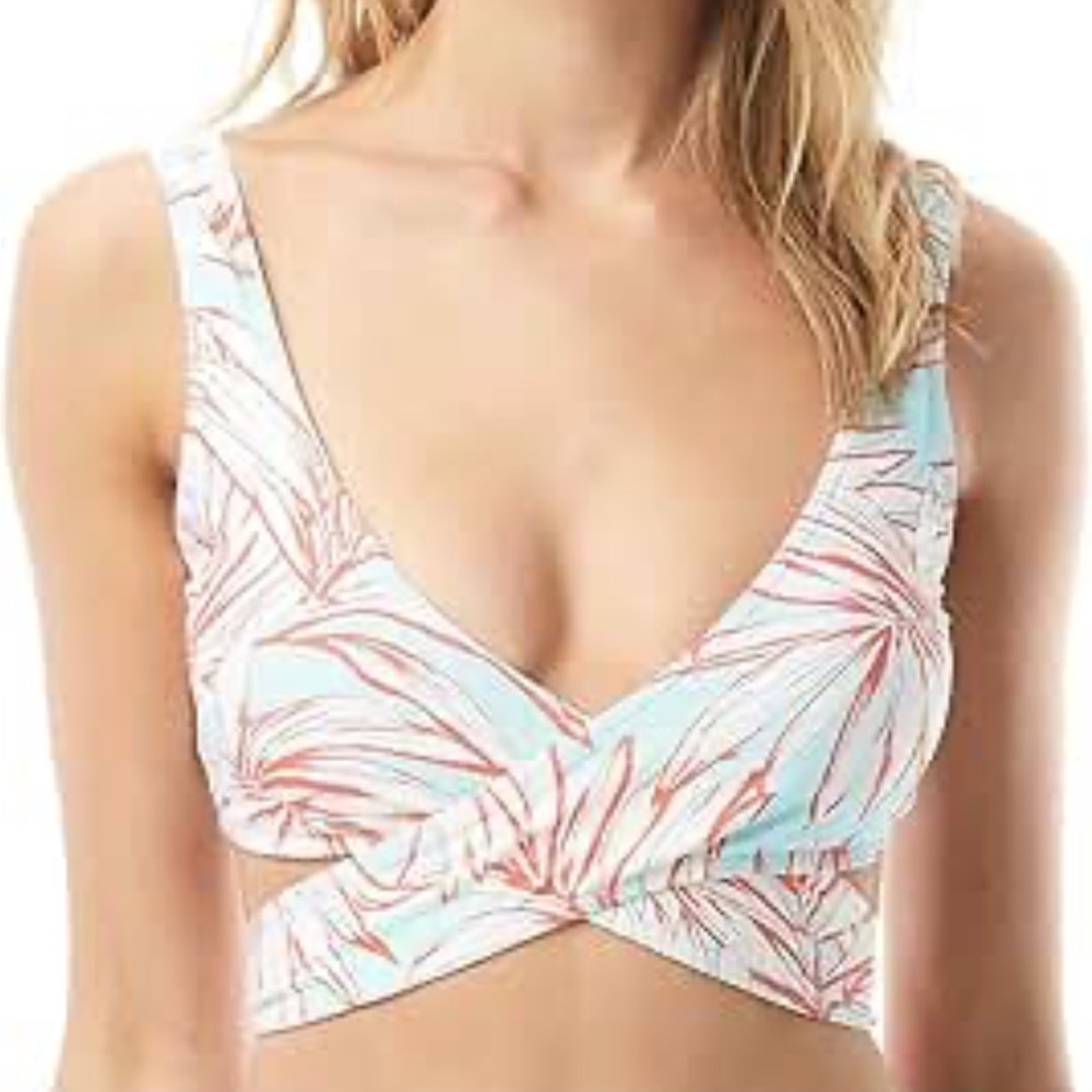 Vince Camuto Delle Palme Wrap Bikini top Swimsuit size M‎ NWOT